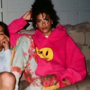 Drew House Mascot Oversized Hoodie, Magenta (See details in description)